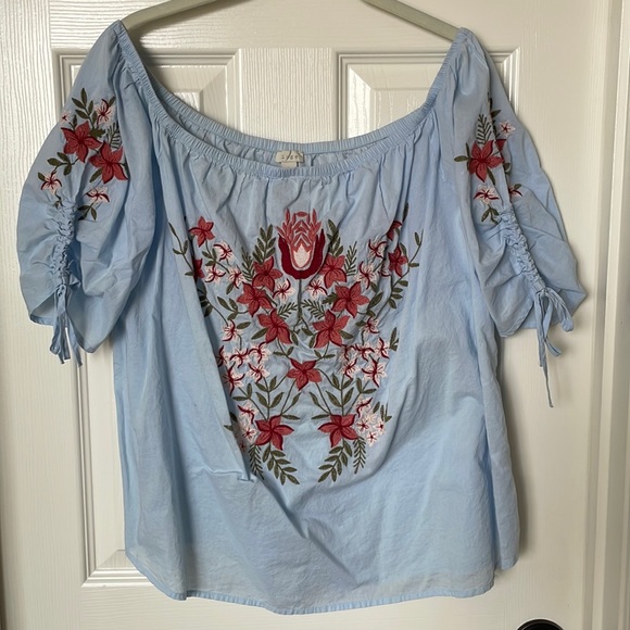 hinge Tops - Hinge peasant blouse